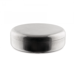Caja de Almacenamiento Ø28cm - Extra Ordinary Texture Plateado - Alessi