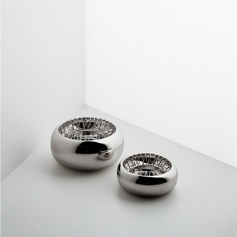 Ashtray Ø12cm - Spirale Steel - Alessi