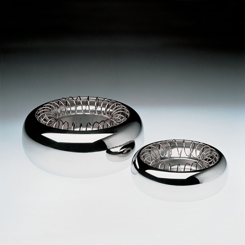 Ashtray Ø12cm - Spirale Steel - Alessi