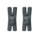 Set of 2 Magnetic Clips Black - Lampo - A Di Alessi A DI ALESSI AALEMMI32CSB