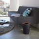 Trash Can Round Black - Rin - Yamazaki YAMAZAKI YMZ3197
