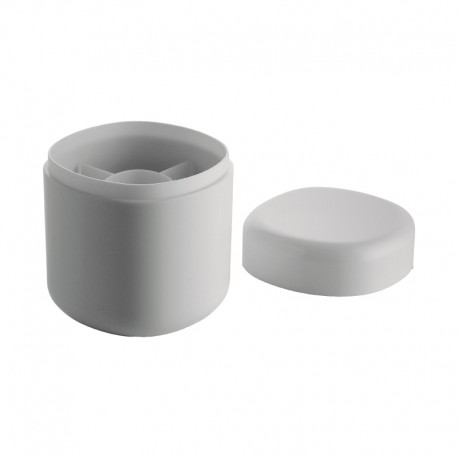 Recipiente Para Bastoncillos - Birillo Gris Cargado - Alessi ALESSI ALESPL09W