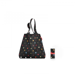 Tote Bag Dots - Mini Maxi Shopper Black - Reisenthel REISENTHEL RTLAT7009