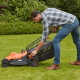1400W Mower with Ergonomic Handle Design - Black Decker BLACK DECKER BEMW461BH