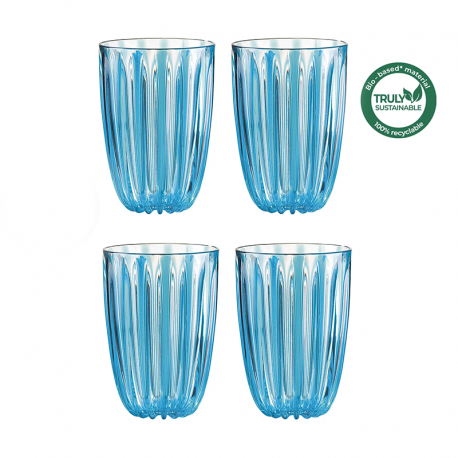 Juego de 4 Vasos Tumbler Turquesa - Dolcevita - Guzzini GUZZINI GZ12390048