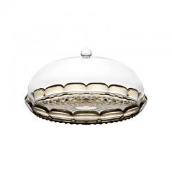 Plato para Tarta con Campana Smoke - Vanity - Guzzini