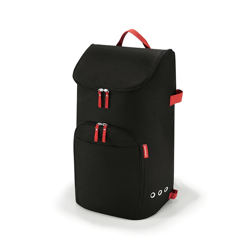 reisenthel carrybag+Cover, Polyester, Frame Black/Black+Black red