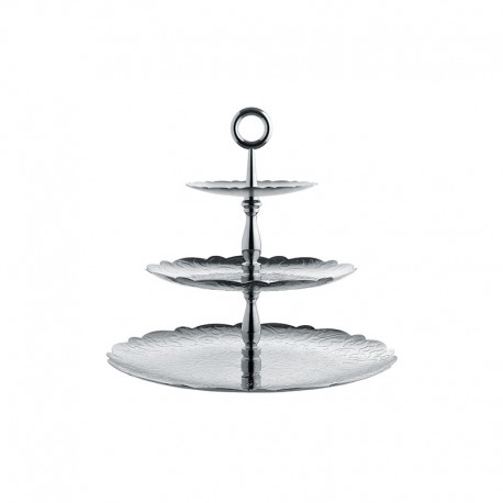 Three-Dish Stand - Dressed Steel - Alessi ALESSI ALESMW52/3