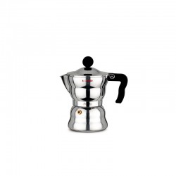 Cafeteira para Café Expresso 150ml - Moka Alessi Inox - A Di Alessi