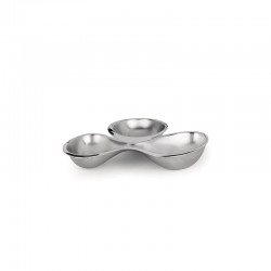 Three-section Hors-d'oeuvre Set – Babyboop Silver - Alessi