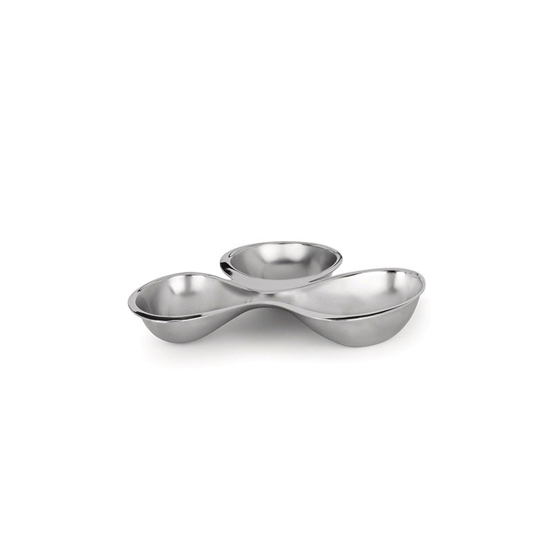 Three-section Hors-d'oeuvre Set – Babyboop Silver - Alessi