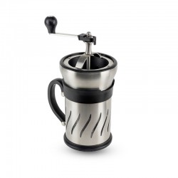 Coffee Mill and French Press 15 cm - Paris Press - Peugeot Saveurs