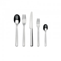 Cutlery Set 5 Pieces - Ovale Silver - Alessi