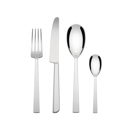 Cutlery/Flatware Set 24 Pieces - Asta Steel - Alessi ALESSI ALESAM242S24