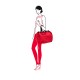 Sacola de Compras Roja - easyshoppingbag Rojo - Reisenthel REISENTHEL RTLUJ3004