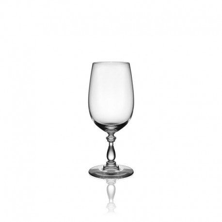 Set of 4 Glasses for White Wine - Dressed Transparent - Alessi ALESSI ALESMW02/1