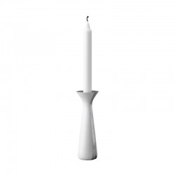 Candle Holder - Unified 17Cm White/steel - Stelton