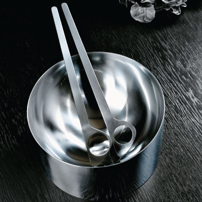 Salad Servers Arne Jacobsen Silver Stelton