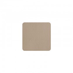 Conjunto de 4 Bases para Copos - Leder Cinza Pedra - Asa Selection ASA SELECTION ASA7831420