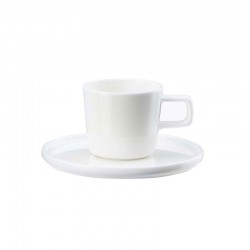 Chávena de Café com Pires 200ml – Oco Branco - Asa Selection