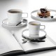 Taza de Café con Platillo 200ml – Oco Noire Blanco Y Negro - Asa Selection ASA SELECTION ASA2029113