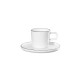 Espresso Cup with Saucer 80ml – Oco Noire Black And White - Asa Selection ASA SELECTION ASA2030113