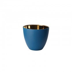 Lantern Blue and Gold Shiny Ø7,2 cm – Saisons Midnight Blue And Gold - Asa Selection