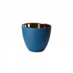 Lantern Blue and Gold Shiny Ø9 cm – Saisons Midnight Blue And Gold - Asa Selection